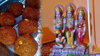 Bundi ke laddu  Jai Bajrangbali❤  laddu tuesday bajrangbali jaishreeram [upl. by Mehelhteb]