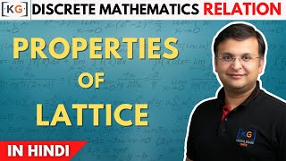 228  Properties of Lattice in Discrete Mathematics in HINDI  Lattice Poset Hasse [upl. by Nessim]