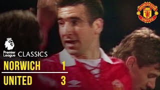 Norwich City 13 Manchester United 9293  Premier League Classics  Manchester United [upl. by Zendah]