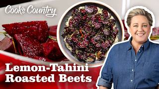 The Best Way to Cook Beets Roasted Beets with LemonTahini Dressing [upl. by Bartko]