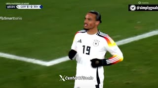 Leroy Sané Goal Germany Vs Bosnia amp Herzegovina 60 All Goals Analysis amp Highlights [upl. by Terryn]