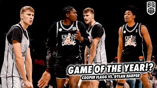 GAME OF THE YEAR Cooper Flagg VS Dylan Harper Got CHIPPY At the Jordan Brand Classic [upl. by Amron373]