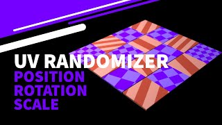 UV Randomizer  3ds Max [upl. by Barhos]