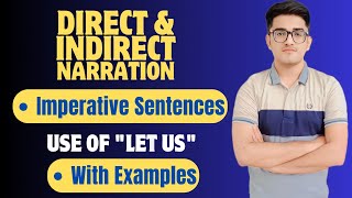 Direct and Indirect Speech with quotLetquot  Narration Rules For Imperative Sentences  With Examples [upl. by Nannerb]