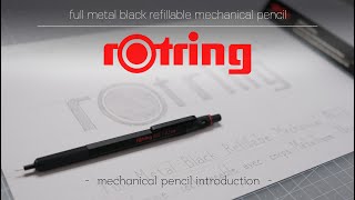 Rotring 600  One of the most FAMOUS Mechanical Pencil [upl. by Donella]