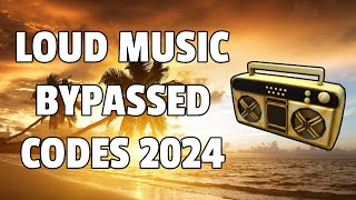 LOUD MUSIC BYPASSED Roblox Ids WORKING 2024 [upl. by Tracie]