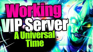 AUT Private Server Code  April 2023  Roblox Update 16 A Universal Time VIP Server Code Working [upl. by Hunfredo]