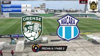 ORENSE VS MACARA EN VIVO  FORMATO RADIO [upl. by Itsyrk]