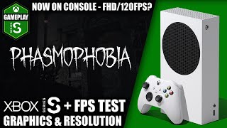 Phasmophobia  Xbox Series S Gameplay  FPS Test [upl. by Ahsyia]