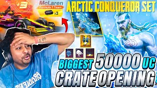 50000 UC BEST CRATE OPENING  Glacier UZI  McLaren Buggy  Arctic Conqueror Set [upl. by Mohsen]