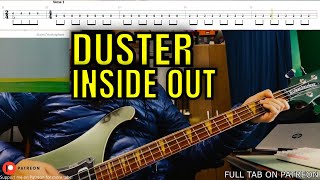 Duster  Inside Out Bass Cover  WITH TABS [upl. by Nelsen]