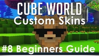 Cube World  Mod Custom skin  models Installer ft Finn Adventure Time Skin Beginners guide 8 [upl. by Galliett687]