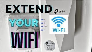 EXTEND YOUR WIFI  EASY TP Link AX1800 Dual Band Wi Fi 6 Range Extender [upl. by Hoseia]