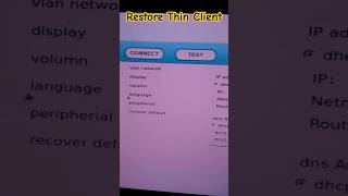Restore Thin Client computer thinclient ncomputing restore settings setup computernetworking [upl. by Notserp]