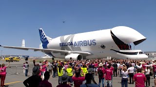 First Flight Of The Monster amp Biggest Cargo Plane  Airbus Beluga XL [upl. by Oecile177]