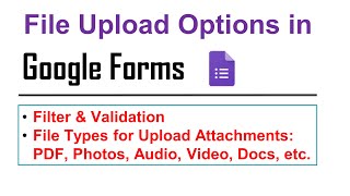 File Upload Option in Google Forms in Hindi 👈 [upl. by Sillyrama]