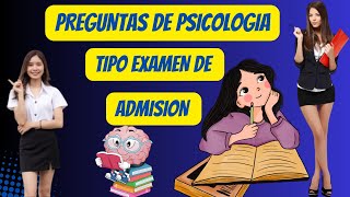 20 preguntas de psicologia tipo examen de admision 2024 [upl. by Beffrey986]