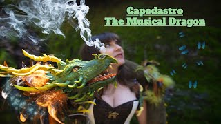 Meet Maestro Capodastro the Musical Dragon Smokebreathing Puppet [upl. by Settle]