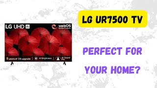 LG UR7500 TV Perfect for Your Home tech  tv lg [upl. by Haimirej]