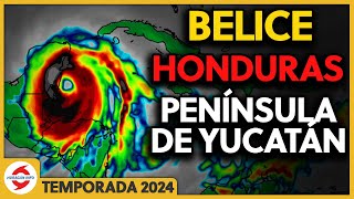 Sara se moverá sobre Honduras Belice y Península de Yucatán Tormenta Tropical Sara o Huracán Sara [upl. by Donaugh]