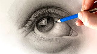 Learn to draw a realistic eye [upl. by Nessaj]