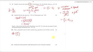 IGCSE ADDMATHS  Vectors related with velocity speed and time [upl. by Brandise]