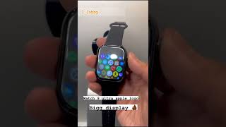 Watch 9 Ultra Apple Logo Big Display👌 millionviews smartphone smartdevice smartwatch watch [upl. by Eedrahs]