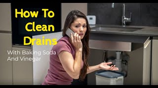 How To Clean Drains With Baking Soda And Vinegar  Bond Cleaning In Brisbane [upl. by Okomot]