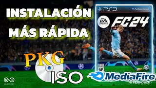 EA FC 24 para PLAYSTATION 3 con MENOS TIEMPOS DE CARGA  PKG 5 PARTES [upl. by Therron]