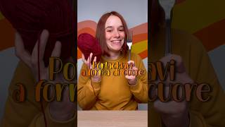 COME FARE UN PORTACHIAVI A FORMA DI CUORE CON I PON PON TUTORIAL [upl. by Aihsile]