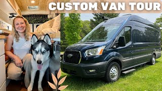 FULL TOUR of my NEW Ford Transit Camper Van 🚐 Professional Van Conversion by Drifter Vans [upl. by Gaven982]