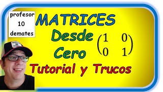 MATRICES Introducción 🔝 Conceptos básicos 🔥 Tipos Clasificación y Matriz Traspuesta [upl. by Briscoe]