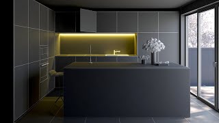 Minimal Kitchen Modeling 3Ds Max 29 [upl. by Ybrad735]