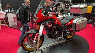 Rieju Aventura 500 2024 EICMA 2023 Fiera Milano Rho [upl. by Nunciata]