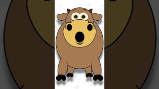 The Pig Says OINK amp The Cow Says MOO shorts BabyBigMouth  funny kidssong learn animalsounds [upl. by Odlanyer768]