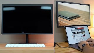 Review LG UltraFine 4K Display paired with Apples 2016 MacBook Pro with Touch Bar [upl. by Aynek]