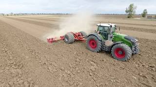 INCROYABLE chantier de hersage 16m de rotative amp 930 chevaux sur le terrain [upl. by Henrieta]