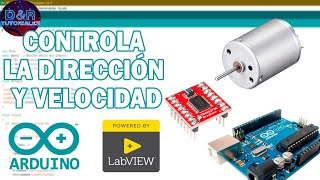 VELOCIDAD Y GIRO DE MOTOR CON ARDUINO Y LABVIEW sin tooltik DampR TUTORIALES [upl. by Schweitzer]