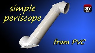 How to make simple periscope from pvc pipe and mirrors  school project  DM [upl. by Meingolda959]