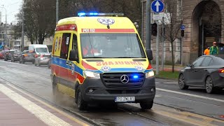 Karetka na sygnale Ambulans P  MercedesBenz Sprinter IIIAuto Form  ZRM P01 112  WSPR Poznań [upl. by Cumings]