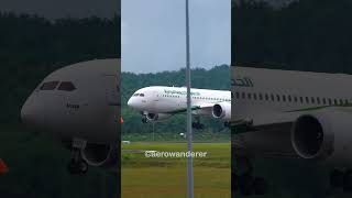 IRAQI AIRWAYS B7878 landing at Kuala Lumpur Airport shorts aviation b787 landing youtubeshorts [upl. by Mafala]