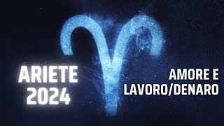 ARIETE ♈️ AMORE E LAVORODENARO 2024  SARÀ UN ANNO FAVOLOSO UN SOGNO SI REALIZZA ✨🤩🎯 [upl. by Ethelda766]