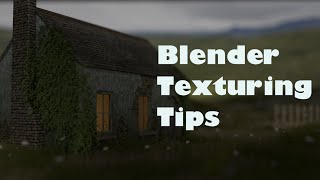 Blender 274 Texturing Tips [upl. by Sallee]