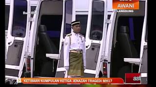 Istiadat Penghormatan Jenazah Tragedi MH17 2 Sept 2014 FULL [upl. by Neelav253]