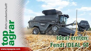 Fendt Ideal 9T top agrarFahrbericht des neuen Mähdreschers von AGCO [upl. by Ttekcirc40]