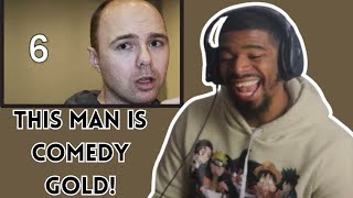 AMERICAN REACTS TO Top 10 FunniestStupid Things Karl Pilkington Has Ever Said [upl. by Eciral]