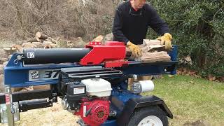 On The Fly Review of Iron and Oak 37 Ton Log Splitter [upl. by Griggs68]