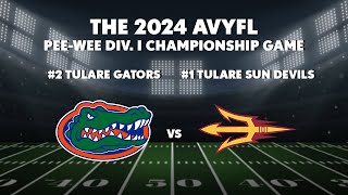 The 2024 AVYFL PeeWee Div I Championship Game [upl. by Arbrab]