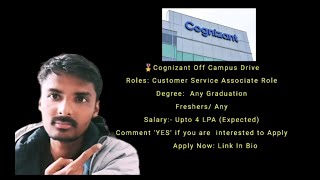 Cognizant Customer Service Associate Role 2023  Graduates Eligible  jobs in Telugu NtheTechee [upl. by Negam]