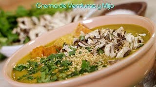 CREMA DE VERDURAS Y MIJO  CÓMO ME SANO [upl. by Davin]